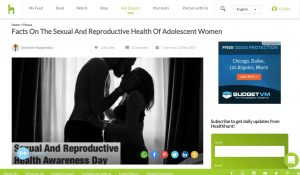 Facts On The Sexual And Reproductive Health Of Adolescent Women